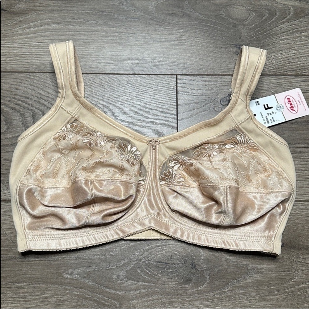 Anita Safina Post Mastectomy Comfort Soft Bra‎ Nude Size 38F